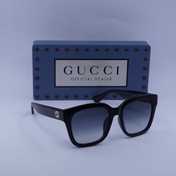 Gucci GG1338SK 003 Square Sunglasses - Black/Grey Gradient - Picture 7 of 11